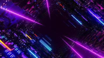 3D illustration Background for advertising and wallpaper in sci fi and technology innovation scene. 3D rendering in decorative concept. photo