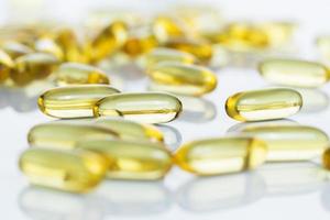 Fish oil capsules photo