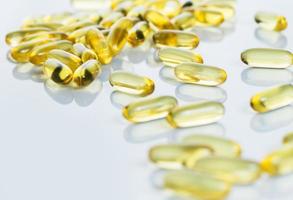 Fish oil capsules photo