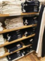 blurred image background with clothing store photo