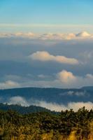 Wonderful autumn sunrise in the Carpathians, Transcarpathia, Ukraine, Europe. photo