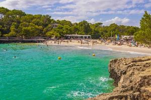 Turquoise beach ses Fonts de n Alis bay Mallorca Spain. photo
