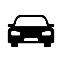 front car vector icon