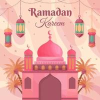 Ramadan Fasting Month Concept vector