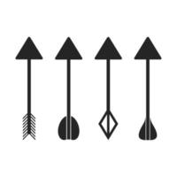 hunting arrows symbol illustration vector