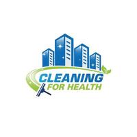 Cleaning for health logo vector