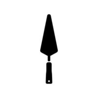 Black icon. Pizza spatula. vector