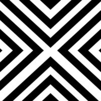 Seamless pattern black and white with regular diagonal lines shape. vector