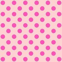 Soft pink polka dot pattern. vector