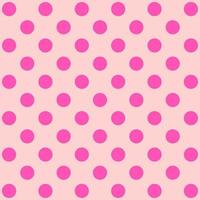 Soft pink polka dot pattern. vector