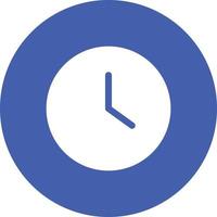 Time Circle Glyph Circle Background Icon vector