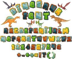 Letter e in the form of a dinosaur Royalty Free Vector Image