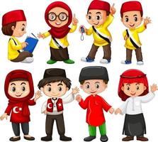 Children from different countries vector
