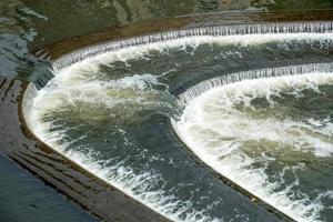 Bath, Somerset, 2015. The weir next to Pulteney Bridge photo