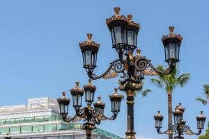 Puerto Banus, Spain, 2016. Ornate Street Lighting photo