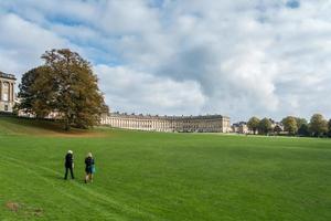 Bath, Somerset, 2015. View of the Royal Crescent photo