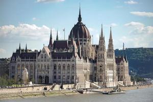 budapest, hungría, 2017. edificio del parlamento húngaro foto