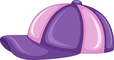 Hat in purple color vector