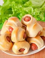 sausage in the dough photo