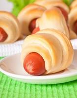 sausage in the dough photo