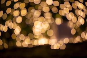 Abstract blurred Christmas light bokeh background. photo