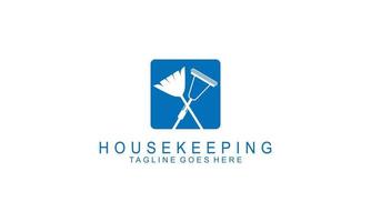 diseño de logotipo de limpieza y servicio a domicilio vector
