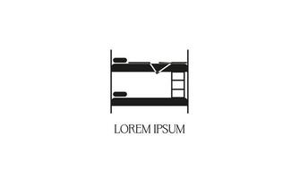 Baby and children room furniture linear icon vector