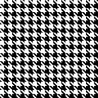 Houndstooth pattern background in black and white vector