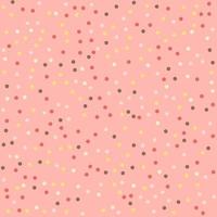 cute polka dot pattern background vector