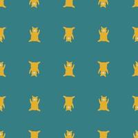 Seamless pattern cute pigs. Background of chubby piggy in doodle style. vector