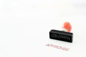 approval ink stamp photo