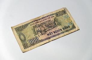 Vietnamese dong. Vietnamese currency. photo