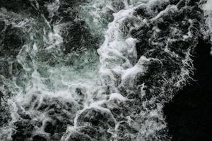 water waves and foam photo