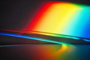 A Prism Full Rainbow Light Background Overlay photo