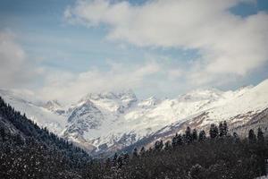 Dombay Karachay-Cherkessia Russia Caucasus mountains photo