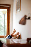 Feet up in a cottage photo