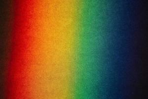 una superposición de fondo de luz de arco iris completo de prisma foto