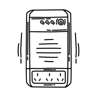 Computer UPS Icon. Doodle Hand Drawn or Outline Icon Style.