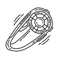 Communication Systems Icon. Doodle Hand Drawn or Outline Icon Style. vector