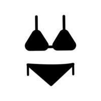 Swimsuit icon, logo isolated on white vector