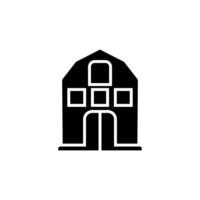 Church Vector Icon style illustration. EPS 10 File