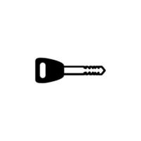 Key Solid Line Icon Vector Illustration Logo Template. Suitable For Many Purposes.