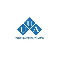 UUA letter logo design on white background. UUA creative initials letter logo concept. UUA letter design. vector