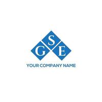 GSE letter logo design on white background. GSE creative initials letter logo concept. GSE letter design. vector
