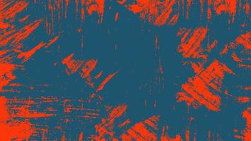 Abstract Bright Orange Grunge Texture In Dark Background vector