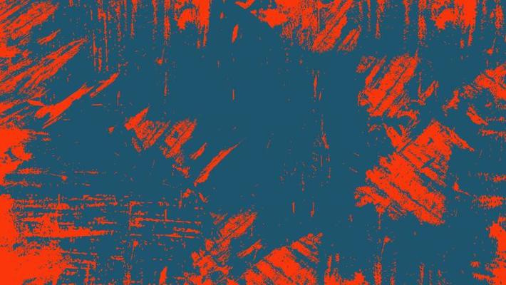 Abstract Bright Orange Grunge Texture In Dark Background