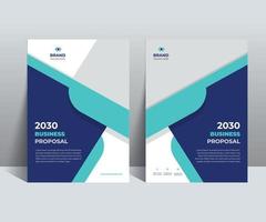 Business Proposal Cover Design Template is adept to the Multipurpose Project such as an annual report, brochure, flyer, poster, presentation, catalog, cover, booklet, website, magazine, portfolio, etc vector