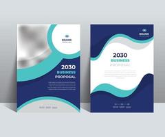 Business Proposal Cover Design Template is adept to the Multipurpose Project such as an annual report, brochure, flyer, poster, presentation, catalog, cover, booklet, website, magazine, portfolio, etc vector