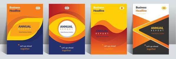 Annual Report Catalog Cover Design Template is adept to the Multipurpose Project such as a brochure, proposal, flyer, poster, presentation, catalog, cover, booklet, website, magazine, portfolio, etc vector