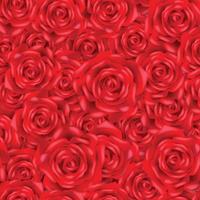 red rose bush seamless pattern vector illustration for wallpaper or background